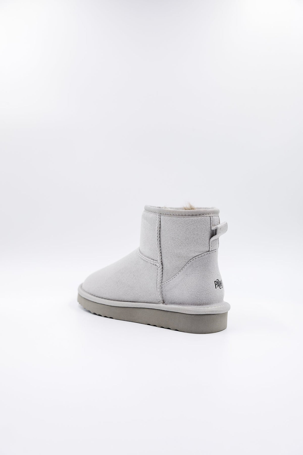 ROVYXEL Faux Fur Lined Mini Boot - Grey - image 2