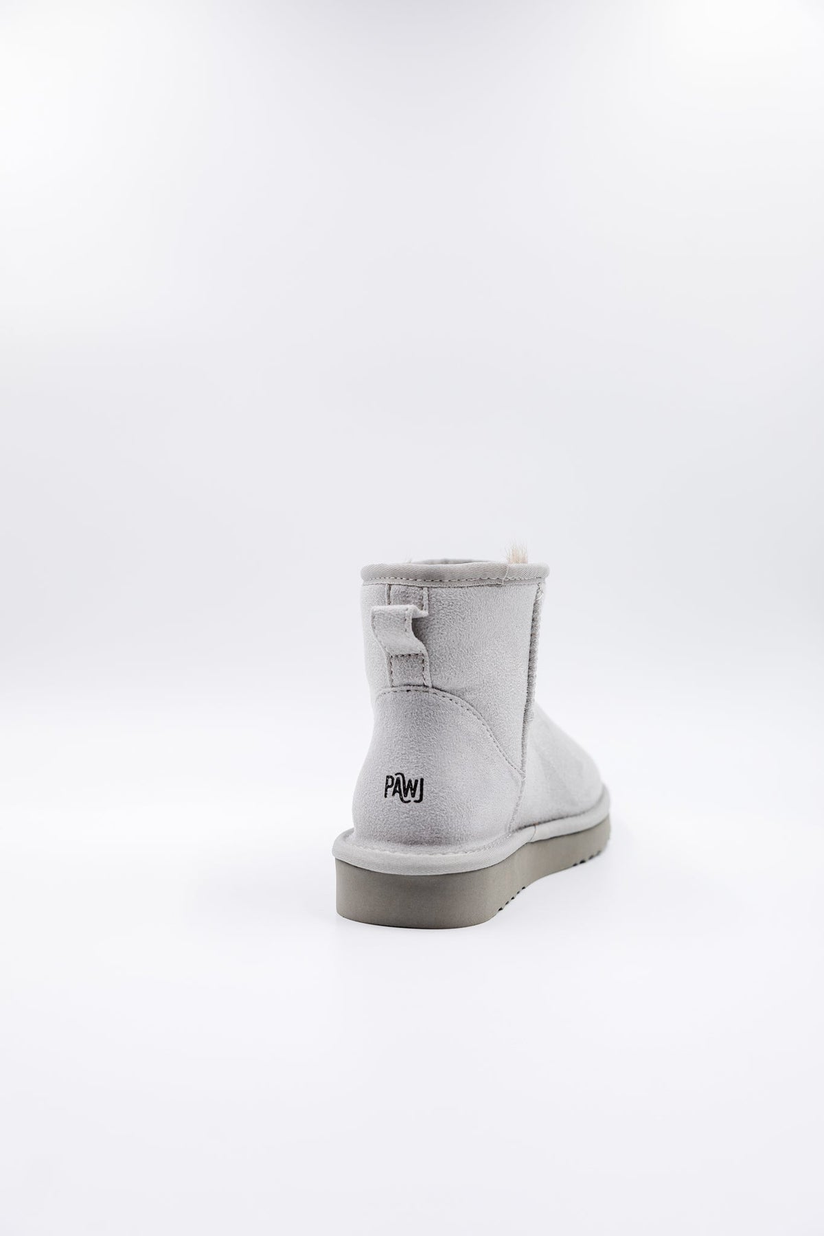 ROVYXEL Faux Fur Lined Mini Boot - Grey - image 3