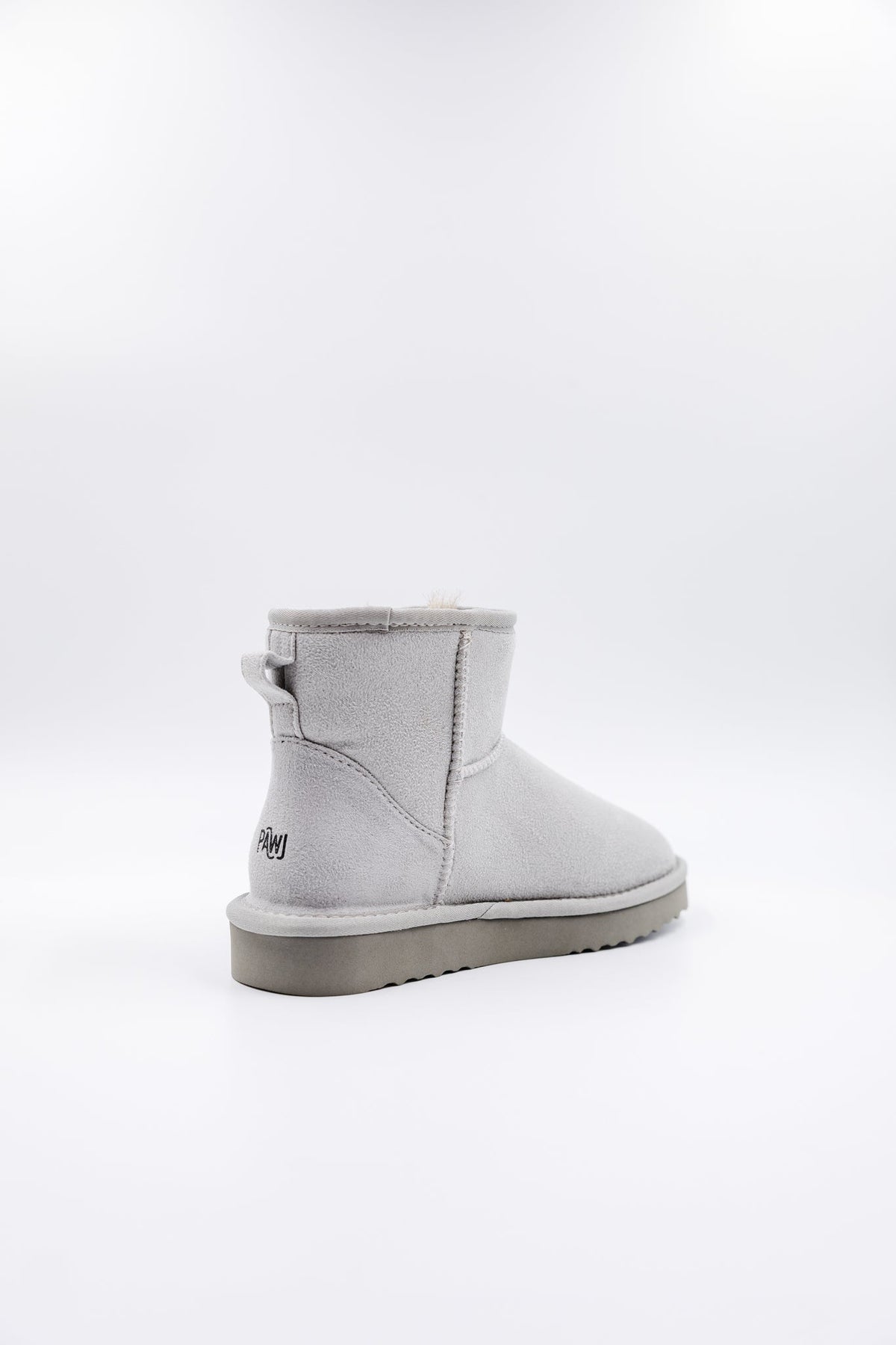 ROVYXEL Faux Fur Lined Mini Boot - Grey - image 4