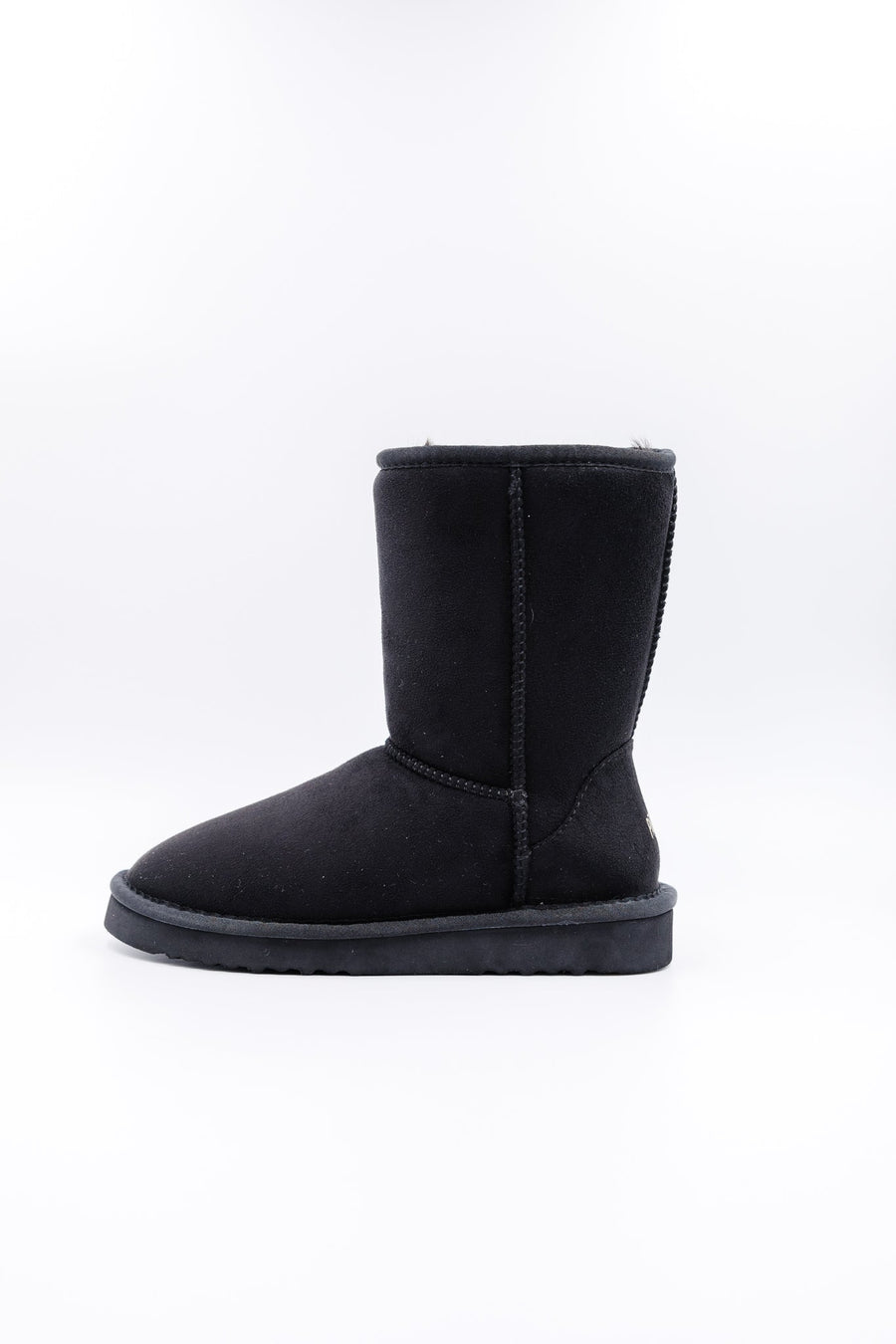 ROVYXEL Men's Faux Fur Lined Short Boot - Black / Black Mink - image 1