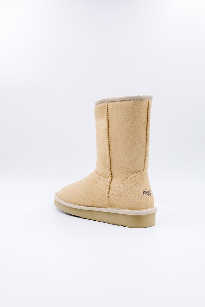 ROVYXEL Faux Fur Lined Short Boot - Tan - image 4