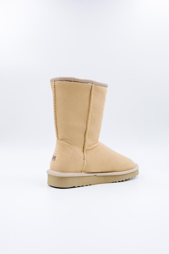 ROVYXEL Faux Fur Lined Short Boot - Tan - image 6
