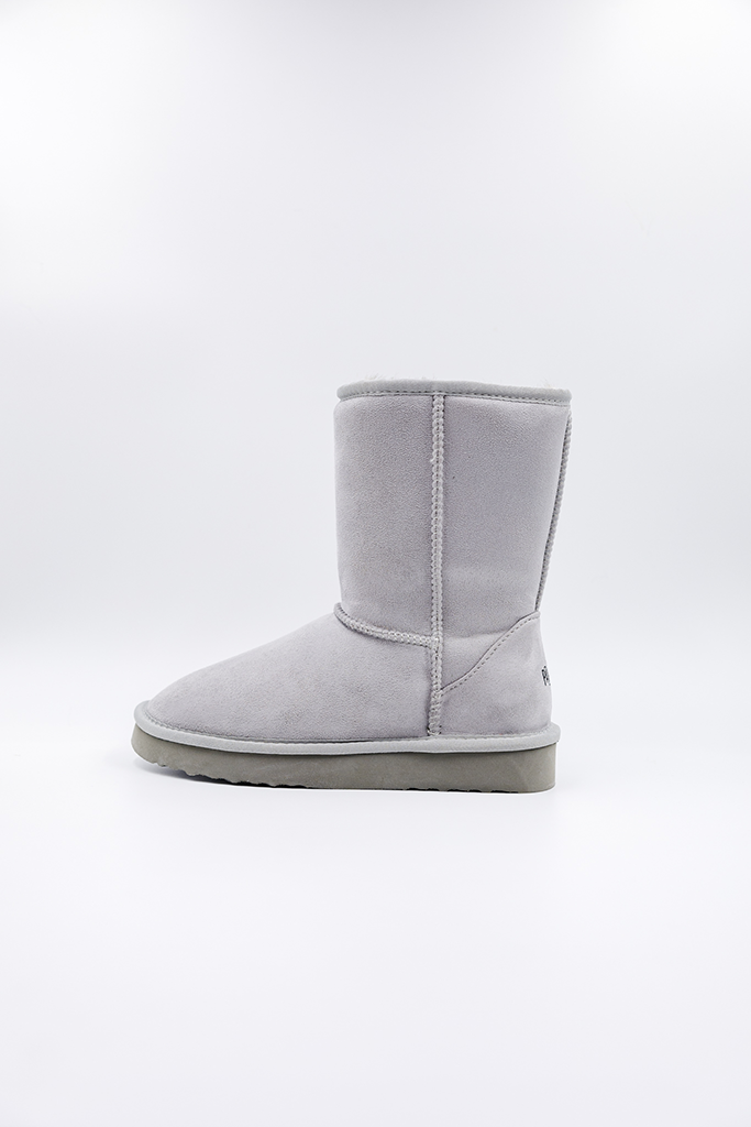 ROVYXEL Faux Fur Lined Short Boot - Grey - image 2