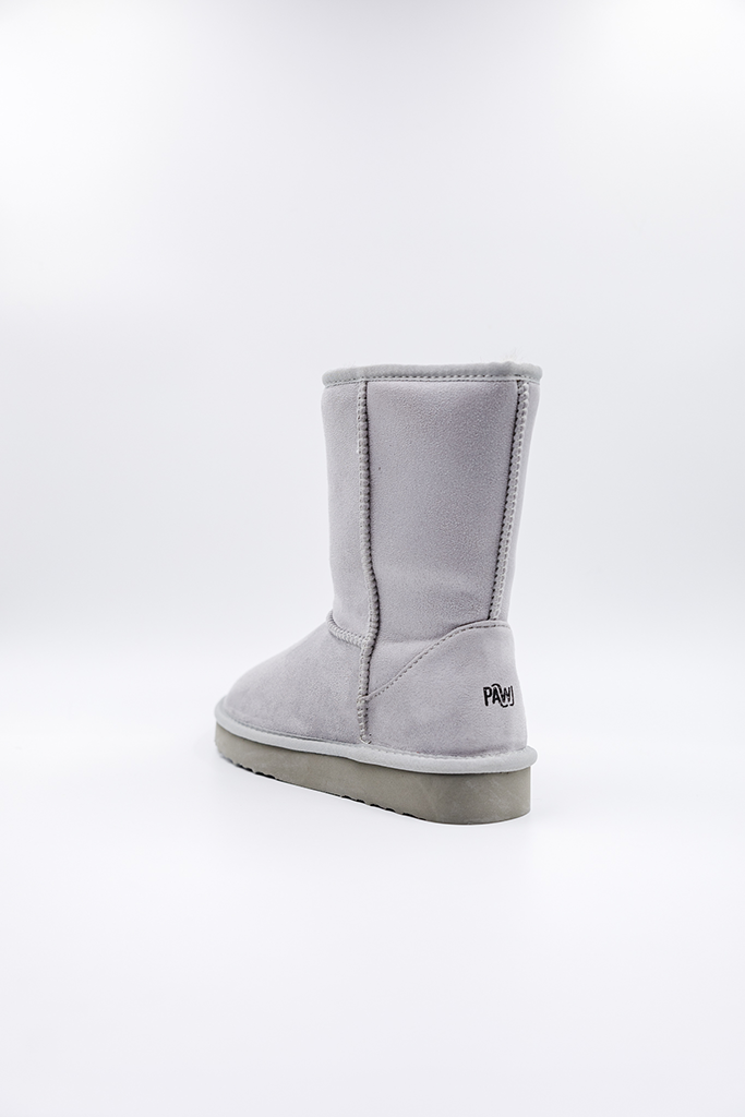 ROVYXEL Faux Fur Lined Short Boot - Grey - image 3