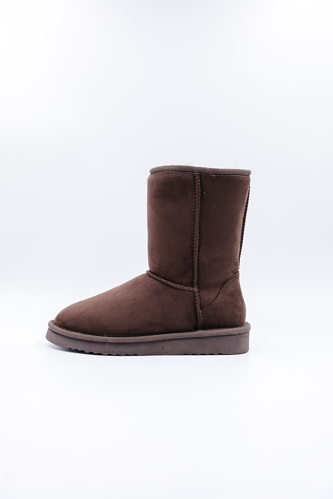 ROVYXEL Faux Fur Lined Short Boot - Brown - image 2