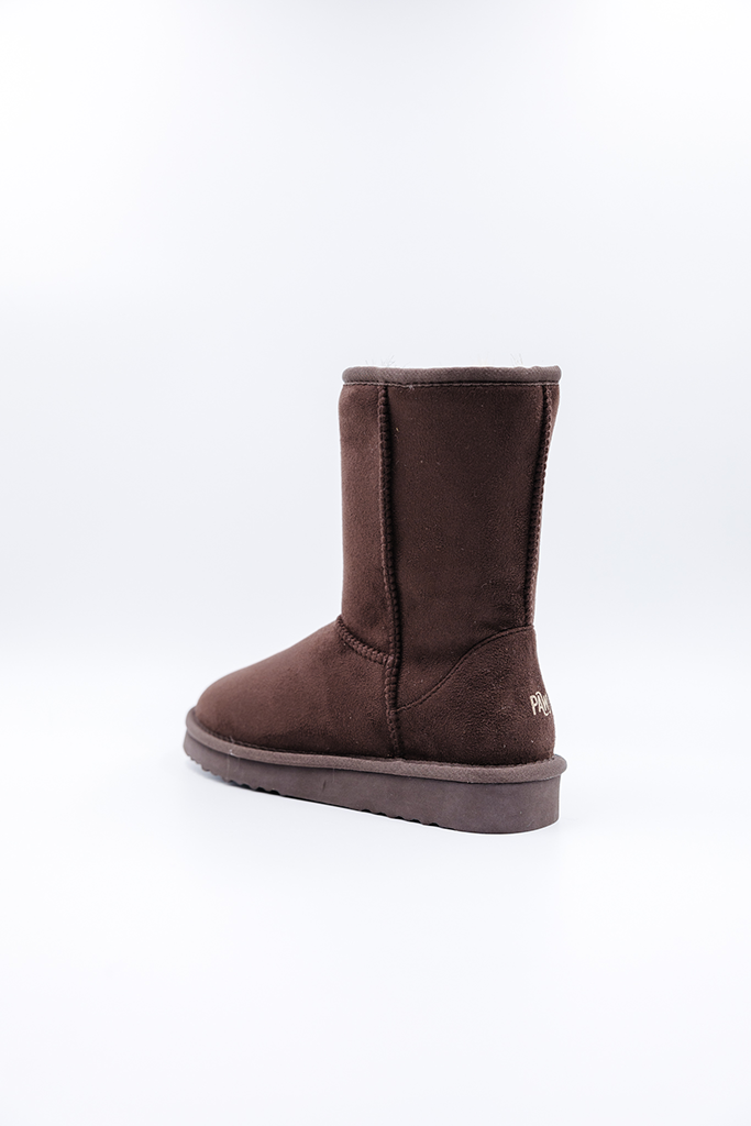 ROVYXEL Faux Fur Lined Short Boot - Brown - image 3