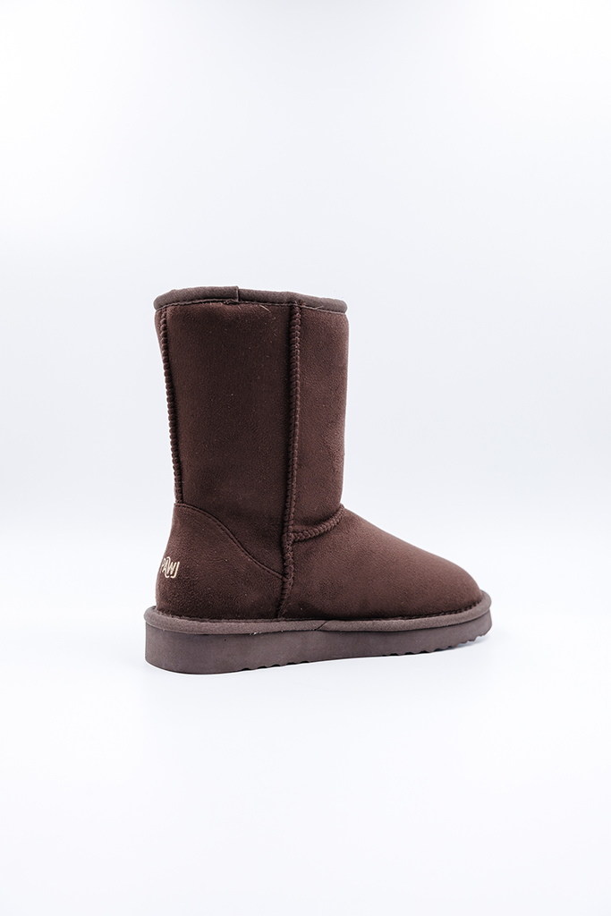 ROVYXEL Faux Fur Lined Short Boot - Brown - image 5