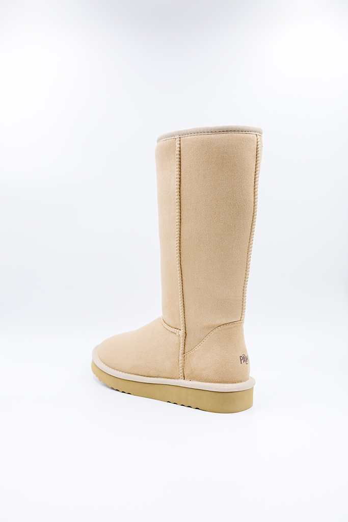 ROVYXEL Faux Fur Lined Tall Boot - Tan - image 5