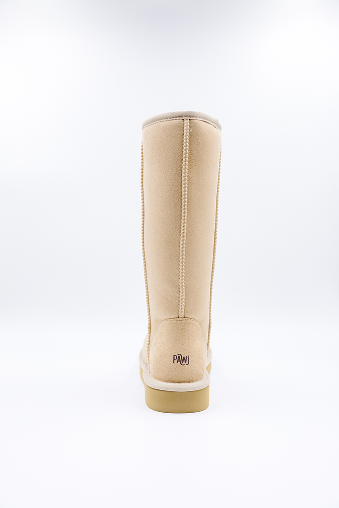 ROVYXEL Faux Fur Lined Tall Boot - Tan - image 6