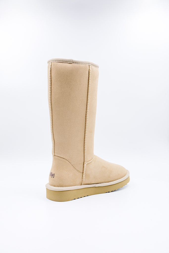ROVYXEL Faux Fur Lined Tall Boot - Tan - image 7