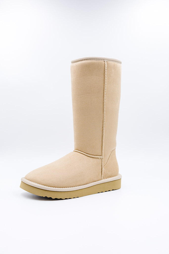 ROVYXEL Faux Fur Lined Tall Boot - Tan - image 8